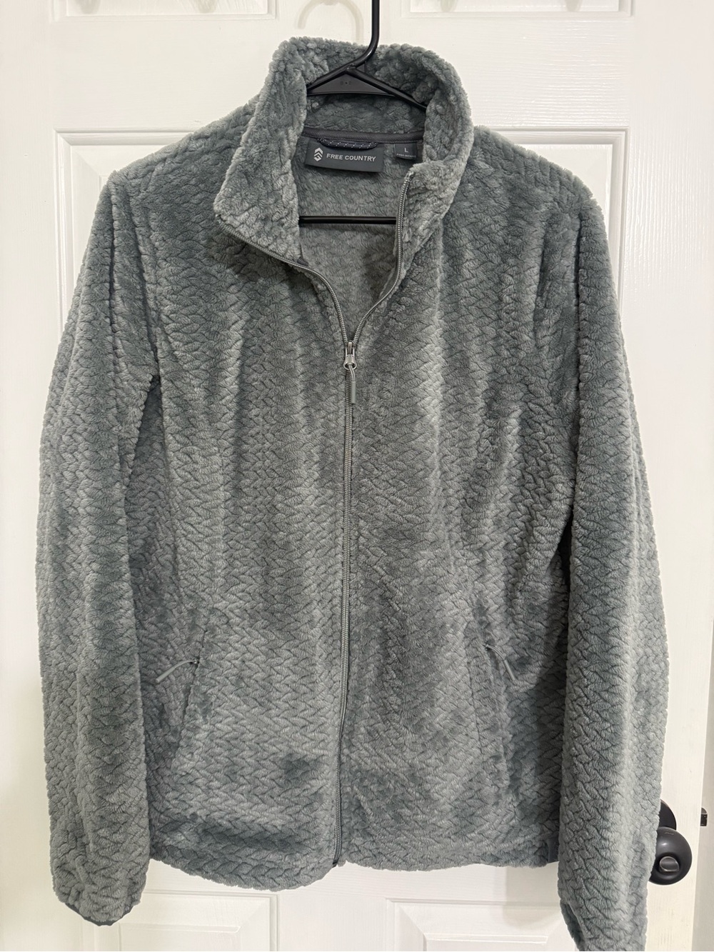 Free Country Gray fleece Jacket